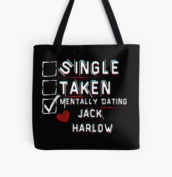 Mentally Dating Jack Harlow All Over Print Tote Bag RB1509 product Offical jack harlow Merch