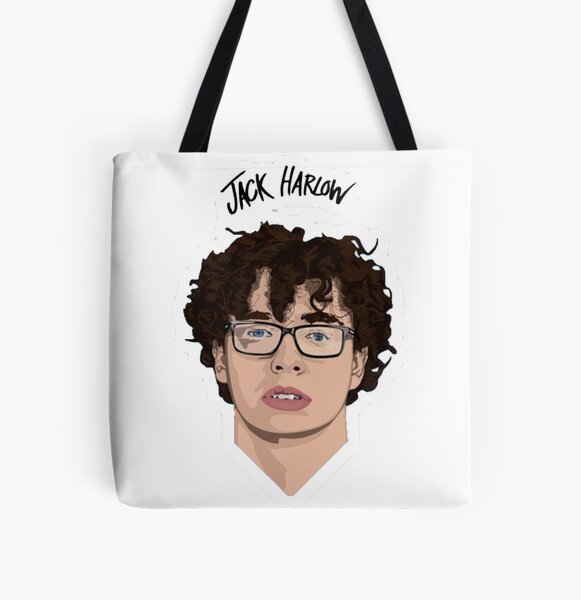 Jack Harlow. Sticker All Over Print Tote Bag RB1509 product Offical jack harlow Merch