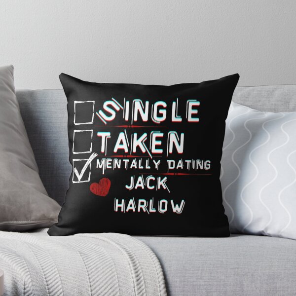 Mentally Dating Jack Harlow Throw Pillow RB1509 product Offical jack harlow Merch