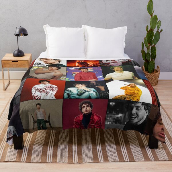 Jack Harlow Photo Collage Throw Blanket RB1509 product Offical jack harlow Merch